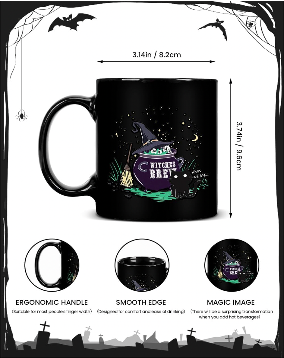 Halloween Heat Changing Magic Coffee Mug