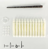 LED Floating Candles With Candle Sticks and Wand