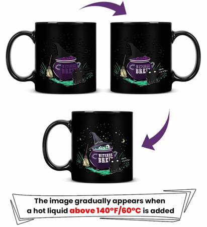 Halloween Heat Changing Magic Coffee Mug
